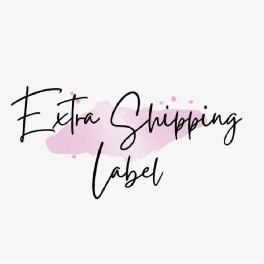 Extra shipping label for purchase